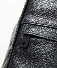 MO5AD51300 MICHEL KLEIN HOMME(ミッシェルクラン オム) レザーボディバッグ ブラック