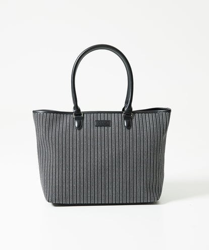MO5AD52300 MICHEL KLEIN HOMME へリンボンニットトートバッグ