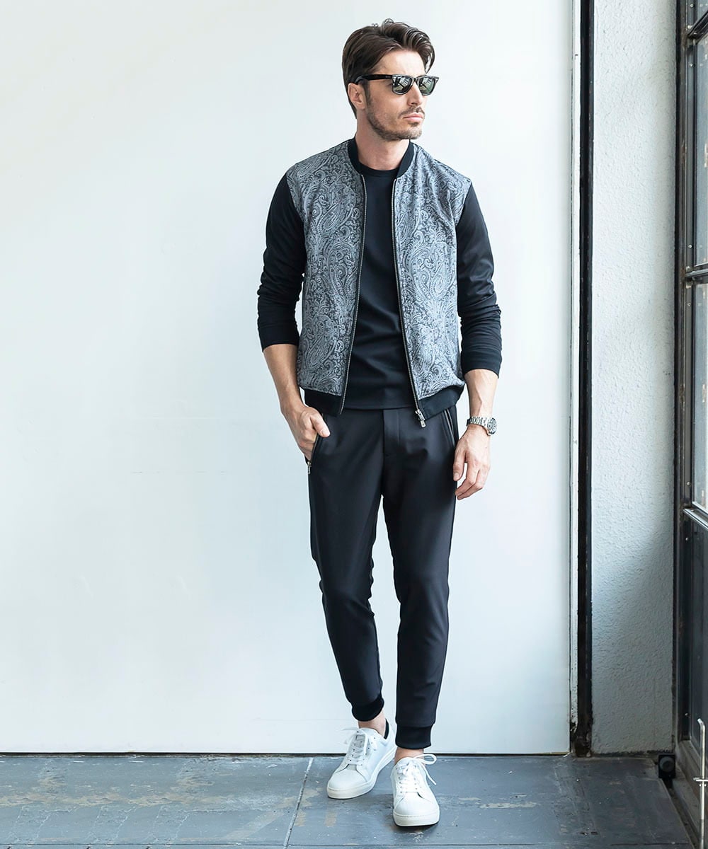 MO6AC50290 MICHEL KLEIN HOMME(ミッシェルクラン オム) 《日本製》エンボス加工レザーシューズ ホワイト