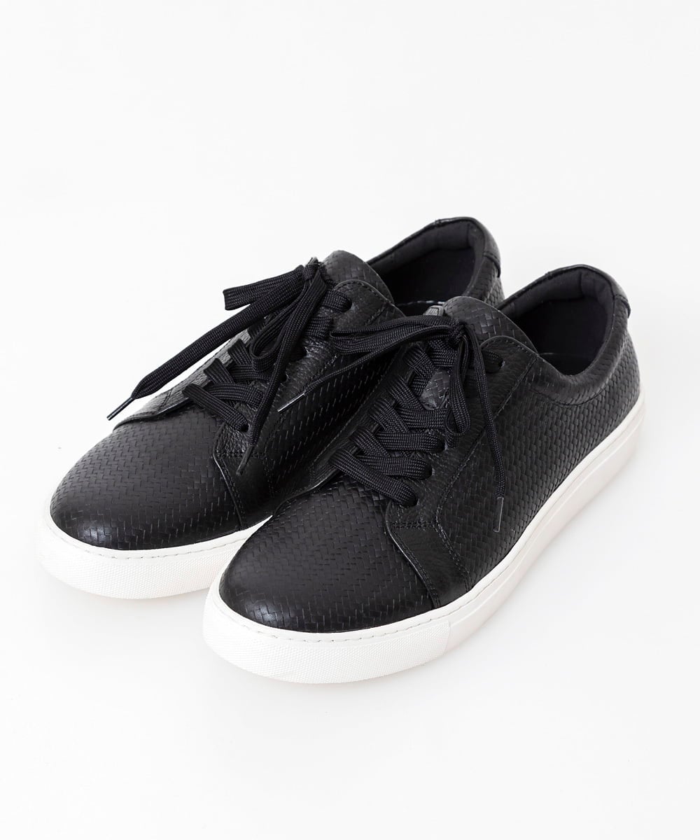 MO6AC50290 MICHEL KLEIN HOMME(ミッシェルクラン オム) 《日本製》エンボス加工レザーシューズ ブラック