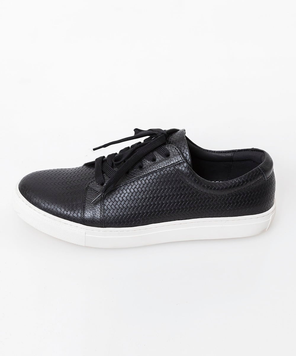 MO6AC50290 MICHEL KLEIN HOMME(ミッシェルクラン オム) 《日本製》エンボス加工レザーシューズ ブラック