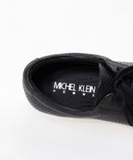 MO6AC50290 MICHEL KLEIN HOMME(ミッシェルクラン オム) 《日本製》エンボス加工レザーシューズ ブラック