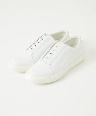 MO6GF50360 MICHEL KLEIN HOMME(ミッシェルクラン オム) スリッポン　レザースニーカー ホワイト