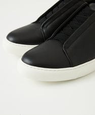 MO6GF50360 MICHEL KLEIN HOMME(ミッシェルクラン オム) スリッポン　レザースニーカー ブラック
