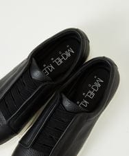 MO6GF50360 MICHEL KLEIN HOMME(ミッシェルクラン オム) スリッポン　レザースニーカー ブラック
