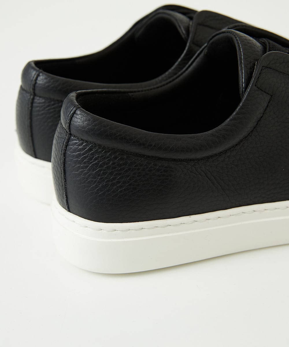 MO6GF50360 MICHEL KLEIN HOMME(ミッシェルクラン オム) スリッポン　レザースニーカー ブラック