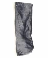 MS3AL01045 MK MICHEL KLEIN HOMME(MKミッシェルクランオム) スヌードマフラー／ベロア ダークグレー