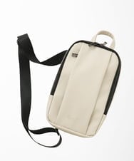 MS5AE49115 MK MICHEL KLEIN HOMME(MKミッシェルクランオム) プリーツサフィアーノボディーバッグ アイボリー