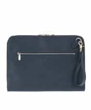 MS5JD12095 MK MICHEL KLEIN HOMME(MKミッシェルクランオム) 異素材ドッキングクラッチバック ネイビー
