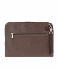 MS5JD12095 MK MICHEL KLEIN HOMME(MKミッシェルクランオム) 異素材ドッキングクラッチバック ブラウン