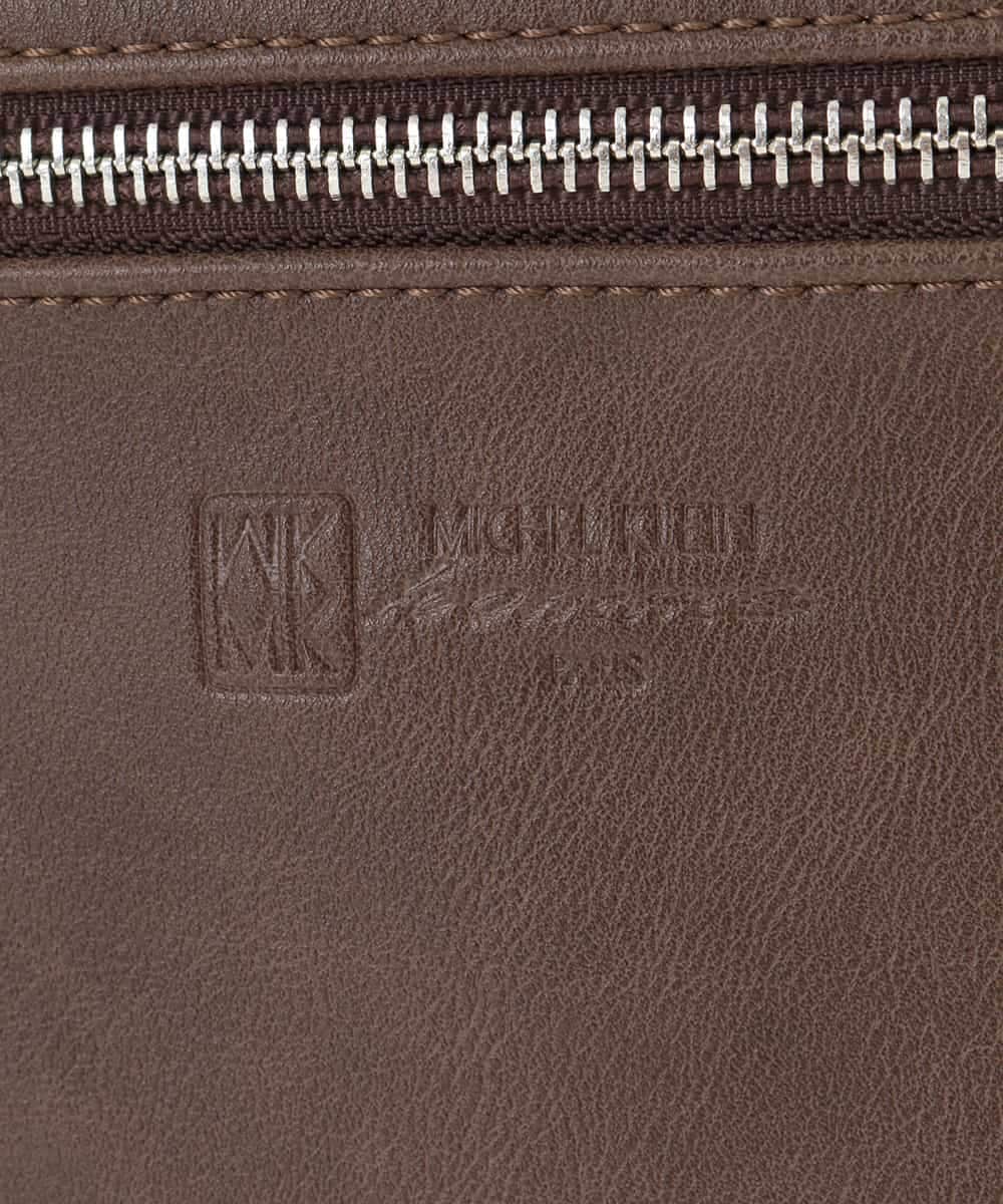 MS5JD12095 MK MICHEL KLEIN HOMME(MKミッシェルクランオム) 異素材ドッキングクラッチバック ブラウン
