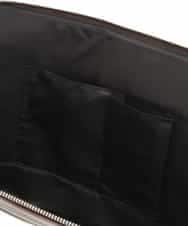 MS5JD12095 MK MICHEL KLEIN HOMME(MKミッシェルクランオム) 異素材ドッキングクラッチバック ブラウン