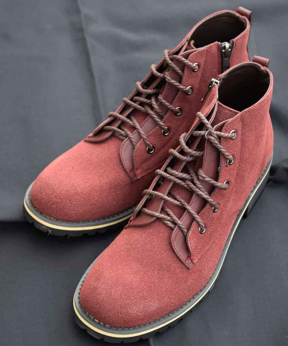 MS6AD01150 MK MICHEL KLEIN HOMME(MKミッシェルクランオム) サイドジップブーツ パープル