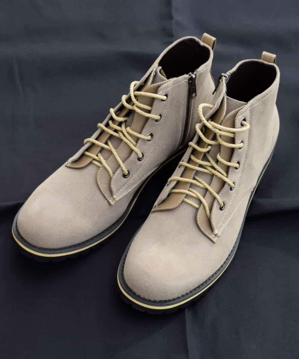 MS6AD01150 MK MICHEL KLEIN HOMME(MKミッシェルクランオム) サイドジップブーツ ベージュ