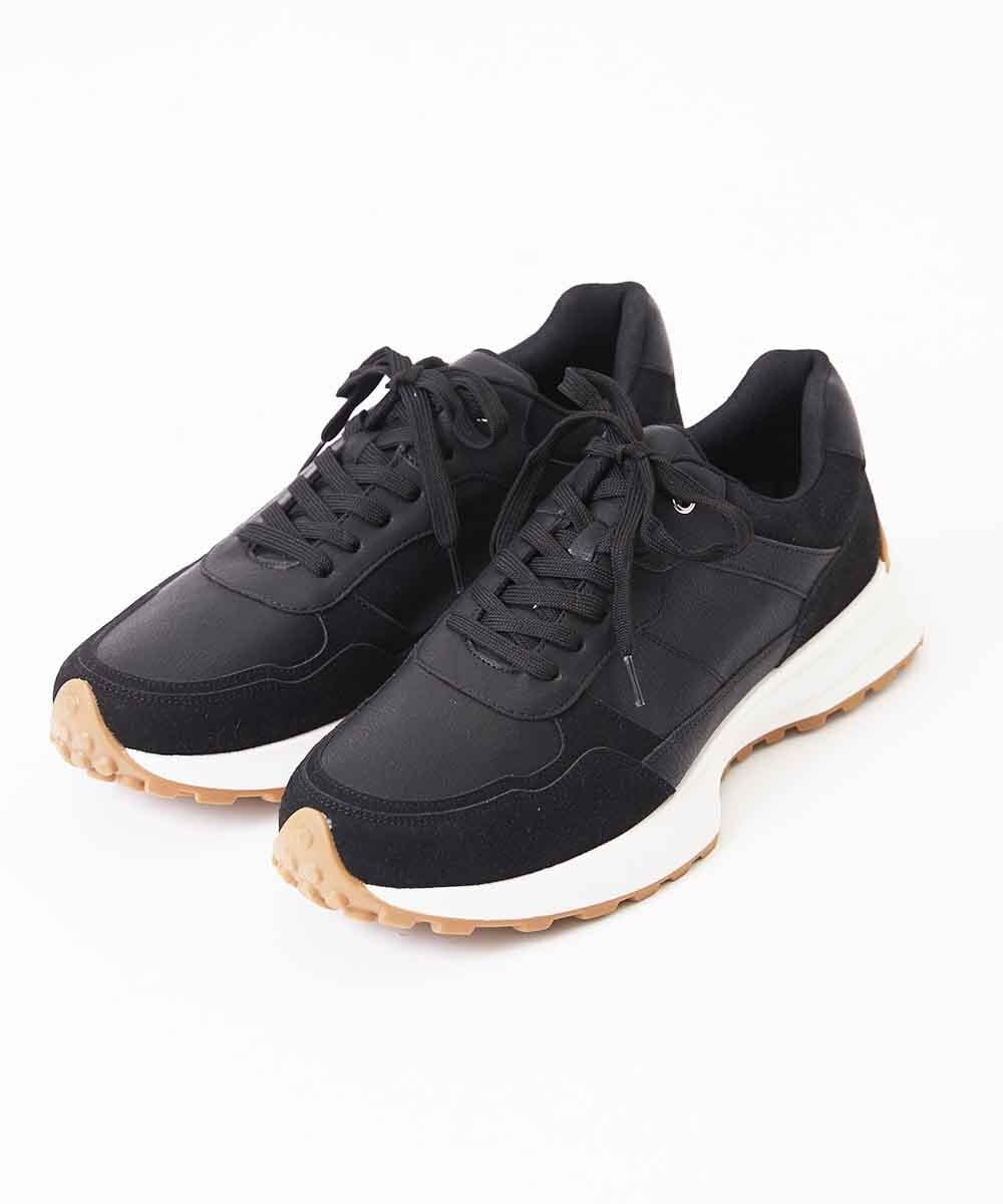 MS6AE02090 MK MICHEL KLEIN HOMME(MKミッシェルクランオム) 【4色展開】コンビネーションスニーカー ブラック