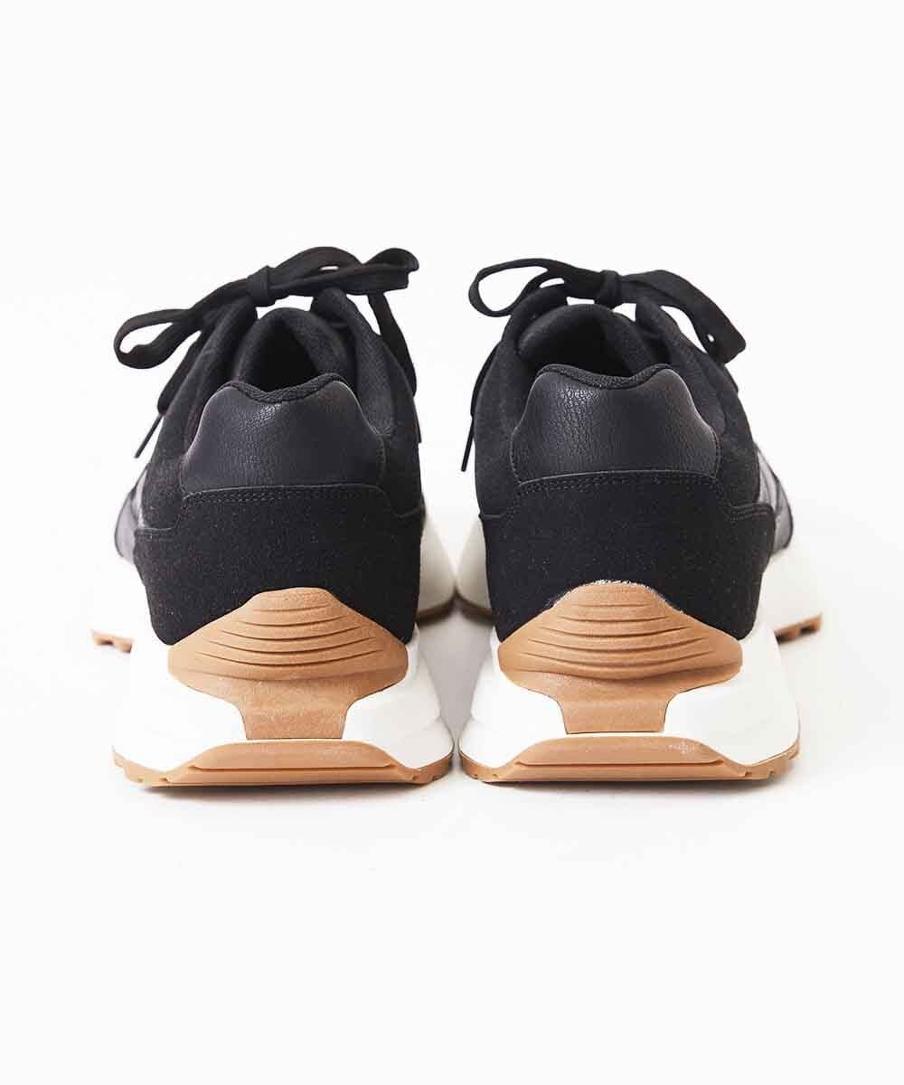 MS6AE02090 MK MICHEL KLEIN HOMME(MKミッシェルクランオム) 【4色展開】コンビネーションスニーカー ブラック