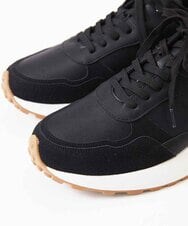 MS6AE02090 MK MICHEL KLEIN HOMME(MKミッシェルクランオム) 【4色展開】コンビネーションスニーカー ブラック