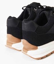 MS6AE02090 MK MICHEL KLEIN HOMME(MKミッシェルクランオム) 【4色展開】コンビネーションスニーカー ブラック