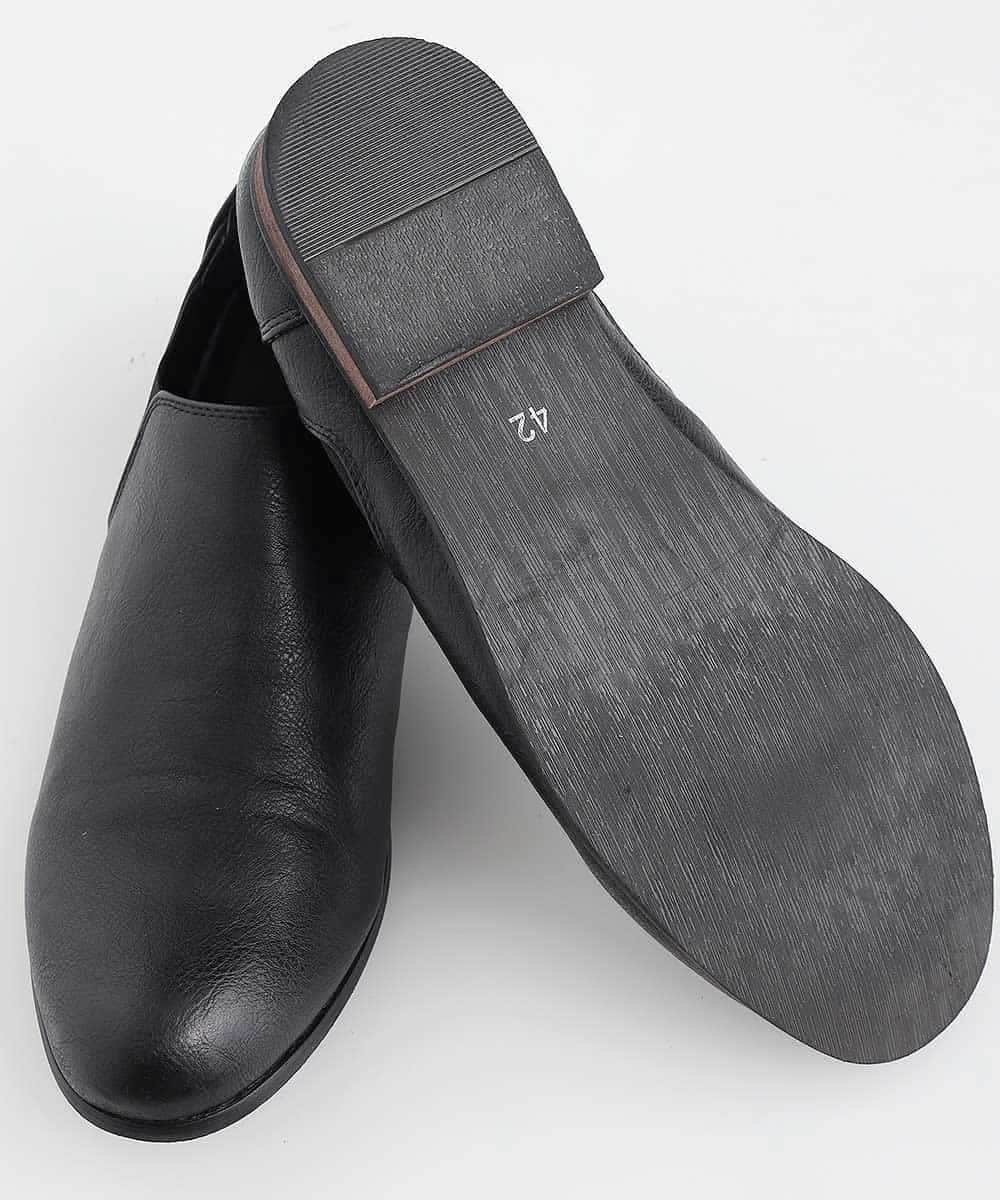 MS6AL28095 MK MICHEL KLEIN HOMME(MKミッシェルクランオム) シューズ／ショートサイドゴア ブラック