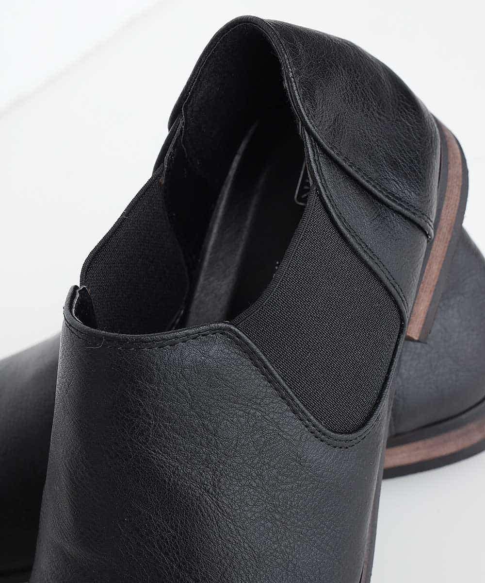 MS6AL28095 MK MICHEL KLEIN HOMME(MKミッシェルクランオム) シューズ／ショートサイドゴア ブラック
