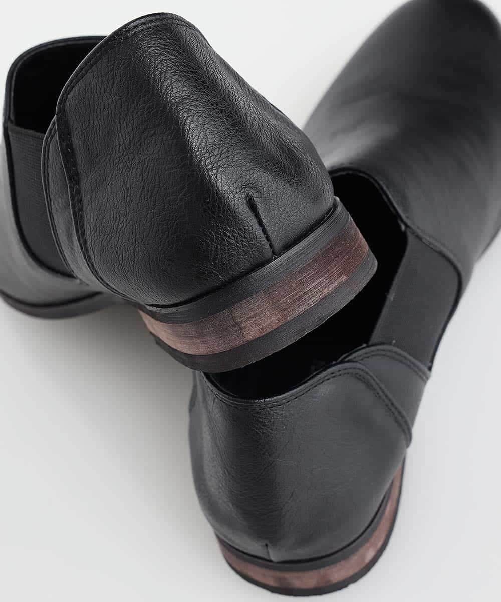 MS6AL28095 MK MICHEL KLEIN HOMME(MKミッシェルクランオム) シューズ／ショートサイドゴア ブラック