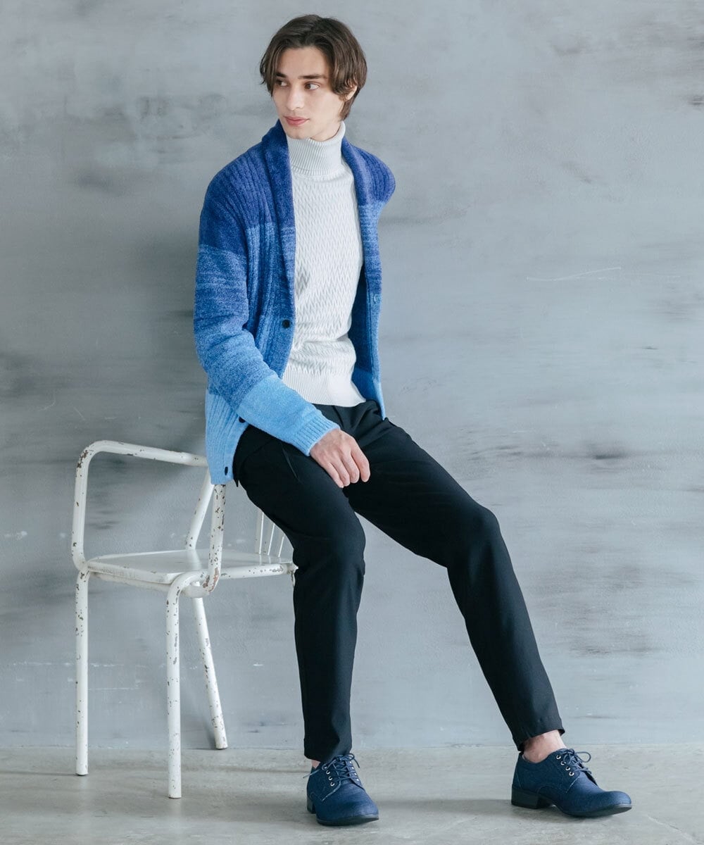 MS6AW74100 MK MICHEL KLEIN HOMME(MKミッシェルクランオム) デニムシューズ ブルー(55)