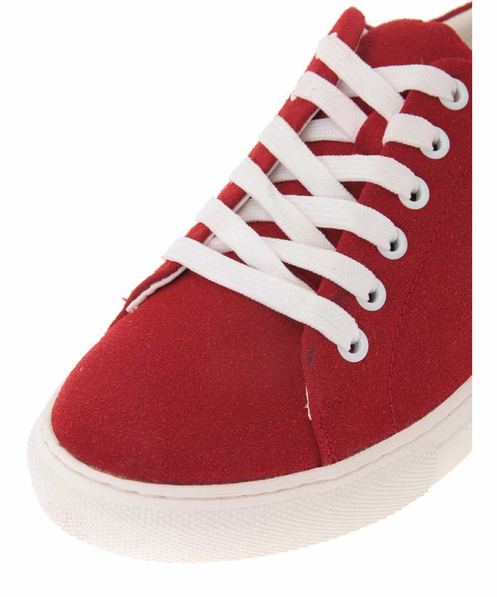 MS6DA06090 MK MICHEL KLEIN HOMME(MKミッシェルクランオム) フェイクスエードスニーカー レッド