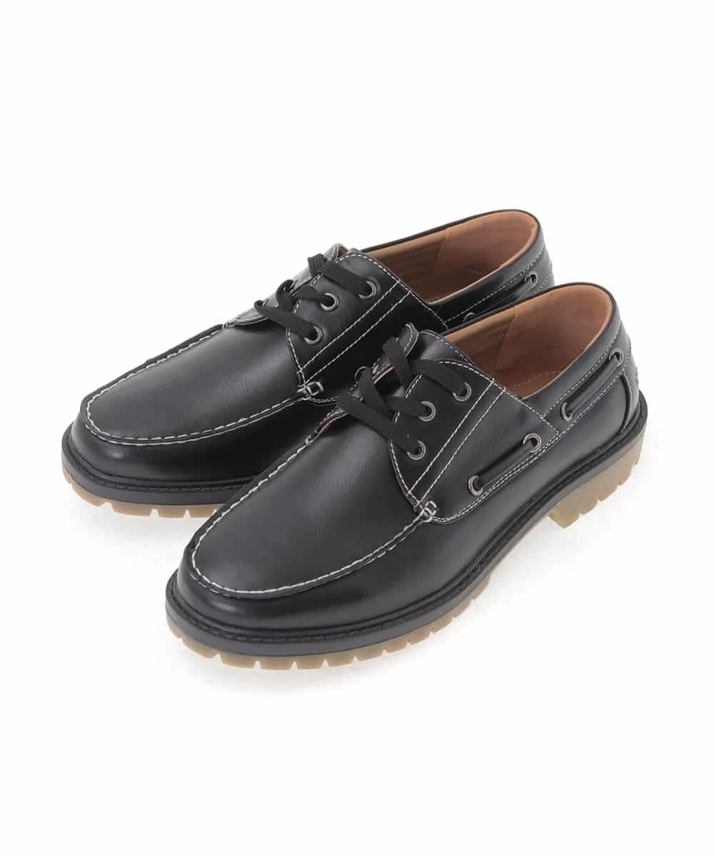 MS6DD03110 MK MICHEL KLEIN HOMME(MKミッシェルクランオム) デッキシューズ ブラック