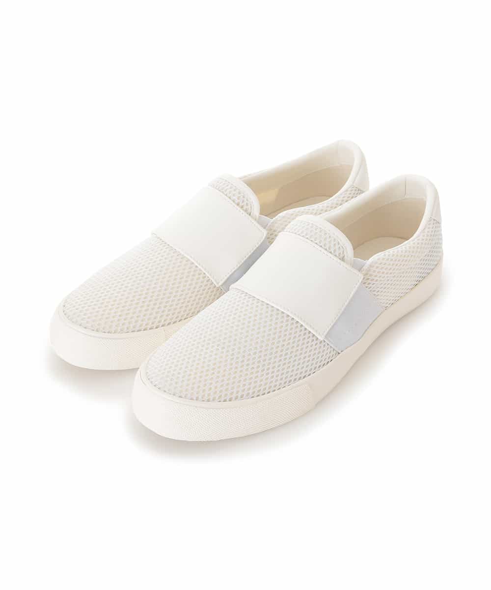 MS6FA13110 MK MICHEL KLEIN HOMME(MKミッシェルクランオム) メッシュスニーカー ホワイト