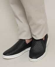 MS6FK43085 MK MICHEL KLEIN HOMME(MKミッシェルクランオム) イントレスリッポン ブラック