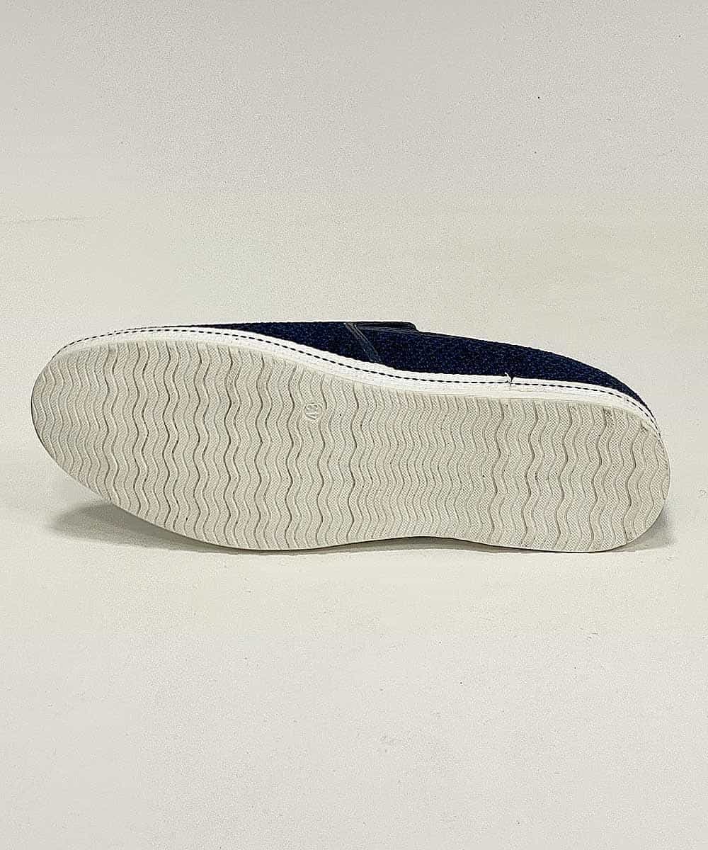 MS6GK41085 MK MICHEL KLEIN HOMME(MKミッシェルクランオム) モクメッシュスリッポン ネイビー