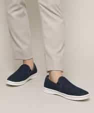 MS6GK41085 MK MICHEL KLEIN HOMME(MKミッシェルクランオム) モクメッシュスリッポン ネイビー
