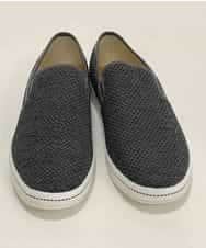 MS6GK41085 MK MICHEL KLEIN HOMME(MKミッシェルクランオム) モクメッシュスリッポン ダークグレー