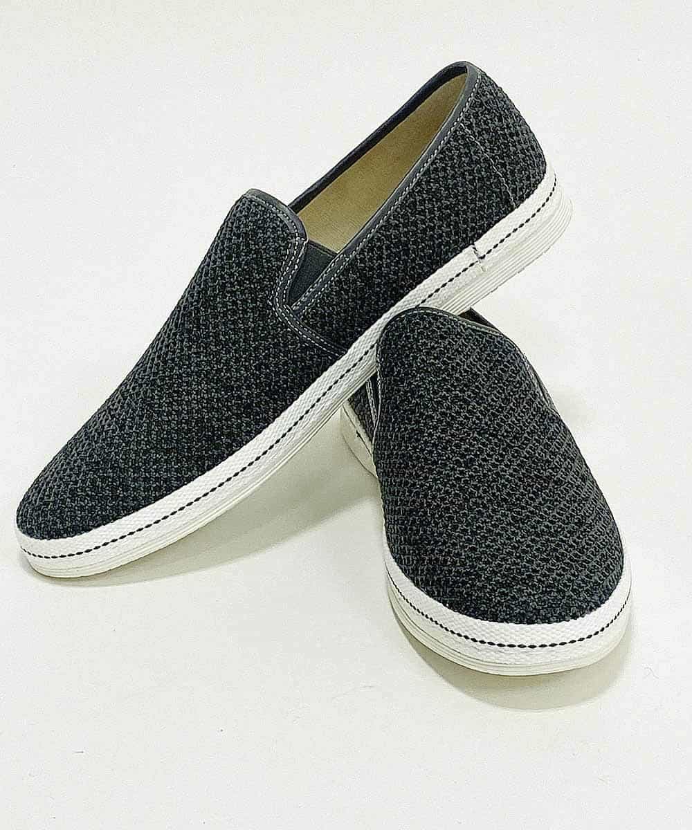 MS6GK41085 MK MICHEL KLEIN HOMME(MKミッシェルクランオム) モクメッシュスリッポン ダークグレー