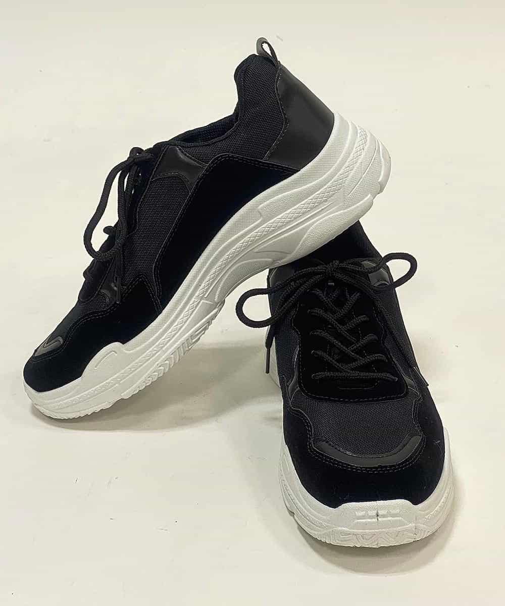 MS6GL44075 MK MICHEL KLEIN HOMME(MKミッシェルクランオム) ダッドスニーカー ブラック
