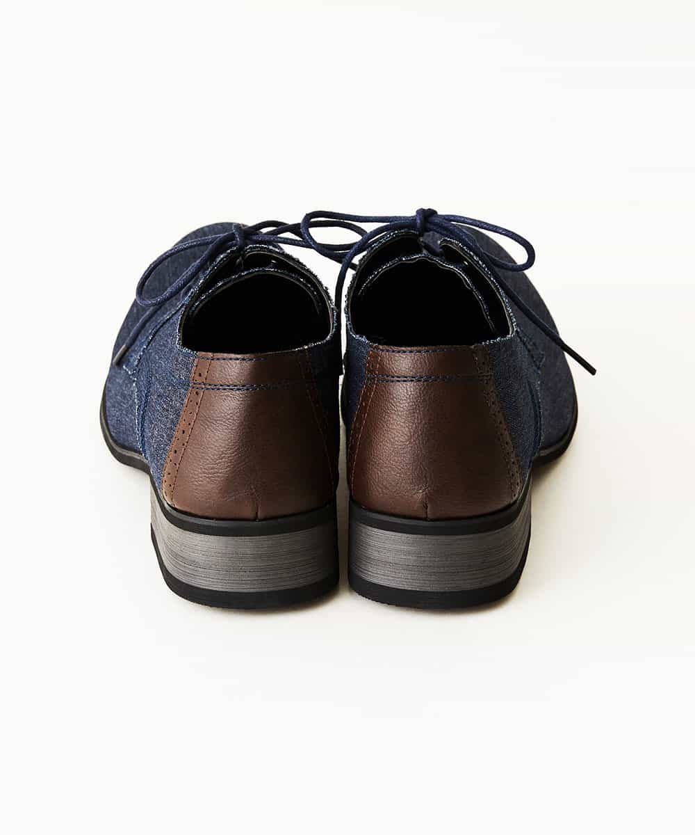 MS6GN02095 MK MICHEL KLEIN HOMME(MKミッシェルクランオム) デニムプレーントゥ ネイビー(57)