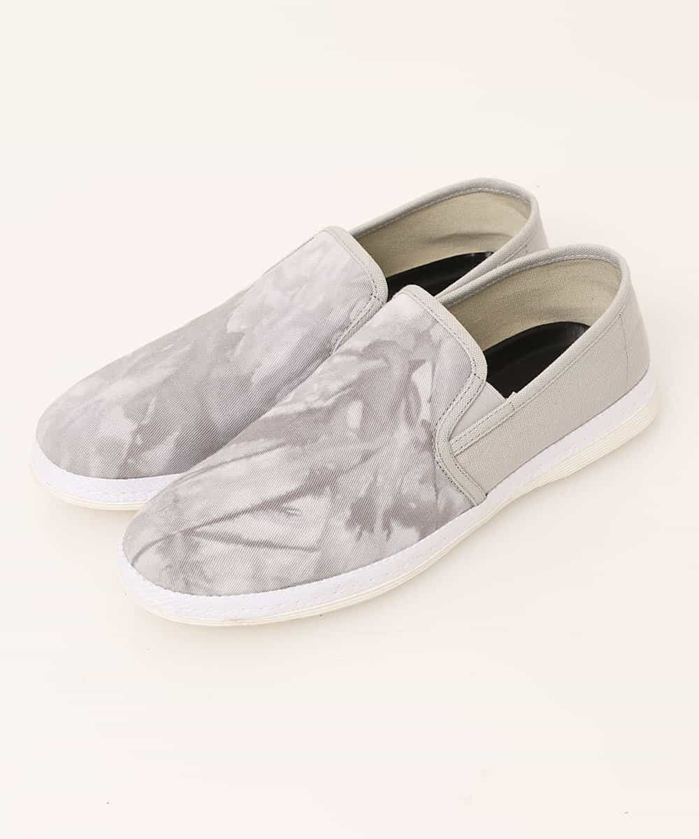 MS6GN04065 MK MICHEL KLEIN HOMME(MKミッシェルクランオム) タイダイスリッポン ライトグレー