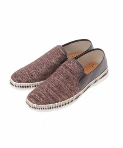 MS6HD06095 MK MICHEL KLEIN HOMME 編み込みデザインスリッポン