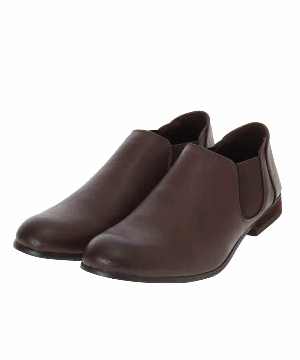 MS6JD22095 MK MICHEL KLEIN HOMME(MKミッシェルクランオム) サイドゴアスリッポン ブラウン