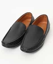 MS6JJ63080 MK MICHEL KLEIN HOMME(MKミッシェルクランオム) フェイクレザースリッポン ブラック(94)
