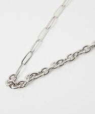 MSYGB07040 MK MICHEL KLEIN HOMME(MKミッシェルクランオム) アズキチェーンネックレス シルバー