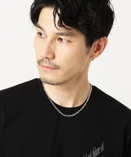 MSYGB08040 MK MICHEL KLEIN HOMME(MKミッシェルクランオム) ケーブルチェーンネックレス シルバー
