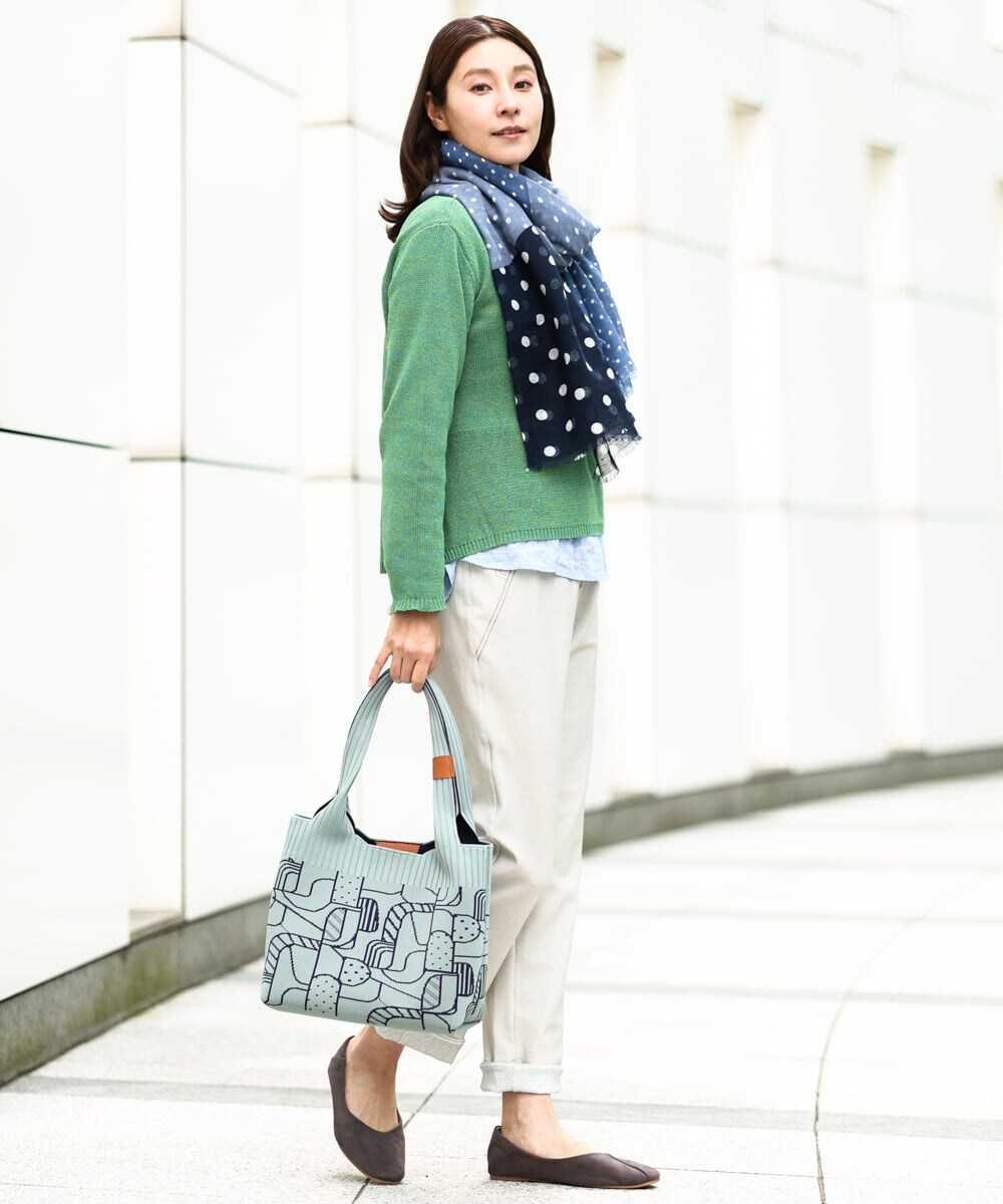 NGBEB56230 GIANNI LO GIUDICE(ジャンニ ロ ジュディチェ) [洗える・日本製]シャーリングシャンブレーブラウス ブルー