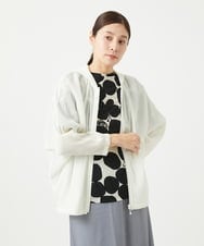 NGBGA23330 GIANNI LO GIUDICE(ジャンニ ロ ジュディチェ) [洗える]コットン楊柳ラグランスリーブフーディー アイボリー