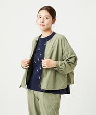 NGDHA01270 GIANNI LO GIUDICE(ジャンニ ロ ジュディチェ) [撥水加工・洗える]ナイロンリぺレントブルゾン カーキ
