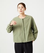 NGDHA01270 GIANNI LO GIUDICE(ジャンニ ロ ジュディチェ) [撥水加工・洗える]ナイロンリぺレントブルゾン カーキ
