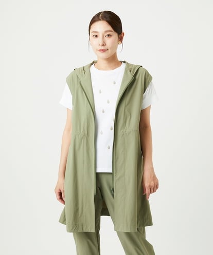 NGDHA02290 GIANNI LO GIUDICE [撥水加工・洗える]ナイロンリぺレントロングジレ