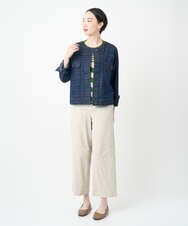 NGDJB20390 GIANNI LO GIUDICE(ジャンニ ロ ジュディチェ) [洗える]レインボーデニムジャケット ネイビー