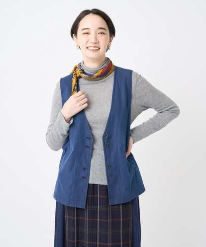 NGDJB21290 GIANNI LO GIUDICE [洗える]ビヨンドデニムＶネックジレ