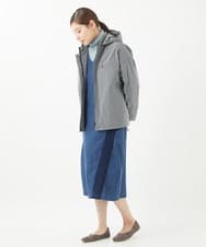NGEEA32290 GIANNI LO GIUDICE(ジャンニ ロ ジュディチェ) [洗える]フリクションデニムジャンパースカート ネイビー
